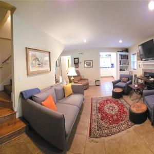 Comfortable guest cabin with loft bedroom/bath