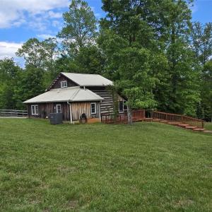 Tobacco barn converted into a guest cabin