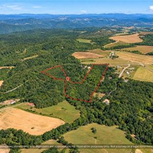 20.65 Acres Wooded Land for Sale Orange County NC. Aerial view of about 20.65 wooded acres for sale in Orange County, NC, between Chapel Hill and Mebane near Saxapahaw. Creekfront land on a paved road for a country home, mini farm or homestead. Boundary approximate.