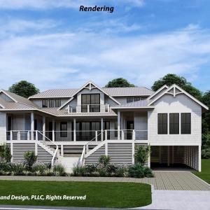 Architectural Rendering showing potential home design for this Parcel.