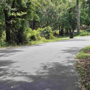 Looking down the street