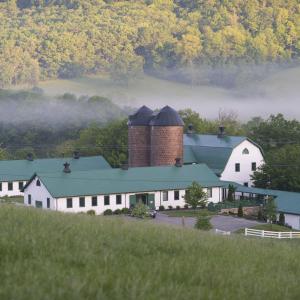 Old Dairy Complex Morning Mist Rising