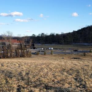 View across land to East