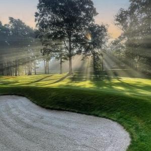 Cascades Golf Course under Morning Mist