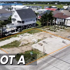 Aerial perspective of suburban area with property