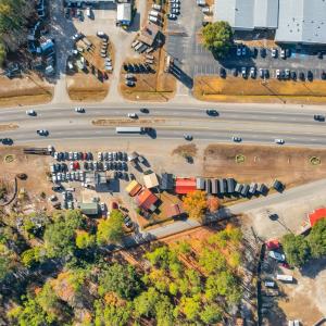 Drone / aerial view