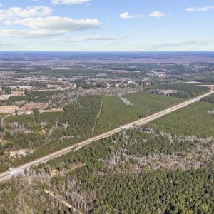 Drone / aerial view with a rural view