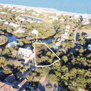 Drone / aerial view with a view of the beach and a