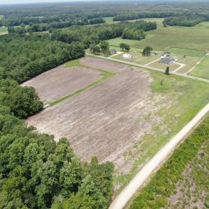 Aerial view featuring a rural view