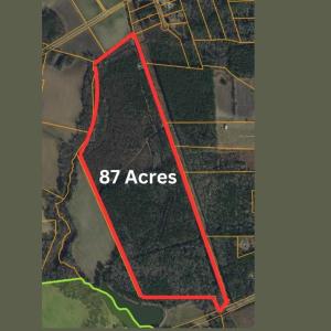 Aerial overview of property's location