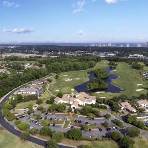 Birds eye view of property featuring view of golf
