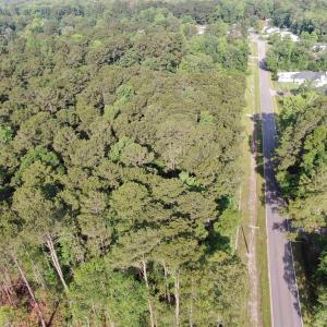 Aerial view of property's location featuring a hea