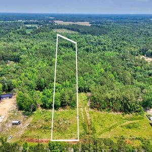 View of property location with a heavily wooded ar