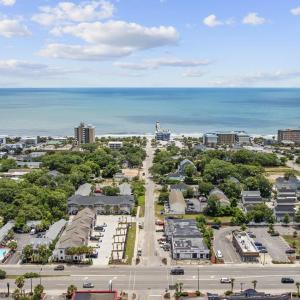 View of urban area featuring a nearby body of wate