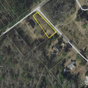 Map of property location featuring property parcel