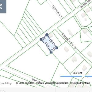 Map of parcels