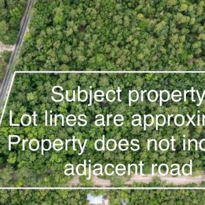View of property location with property parcel out