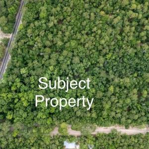 Aerial view of property's location