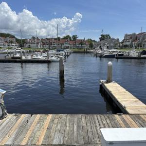 Dock featuring a water view