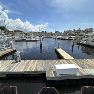 Dock featuring a water view