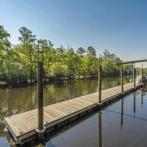 Dock featuring a water view