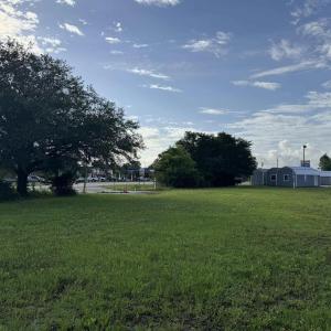 View from right side property line.