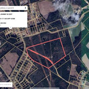 Aerial overview of property's location