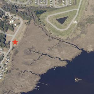 Aerial view of property's location