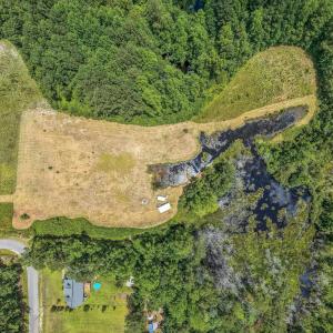 Aerial view of property's location