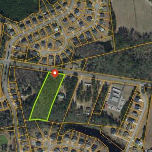 Aerial overview of property's location featuring p