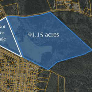 Map of property location with property boundaries