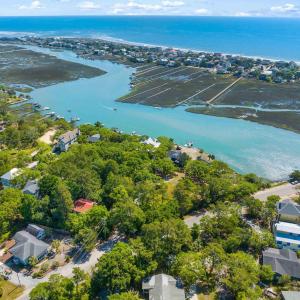 Aerial perspective of suburban area featuring a la