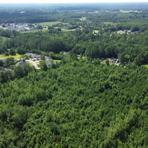 Aerial overview of property's location featuring a