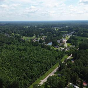 View of property location with a forest