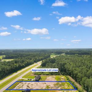 Aerial view of property and surrounding area featu