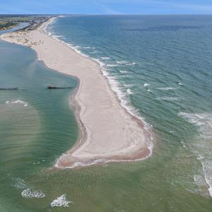 Aerial overview of property's location featuring e