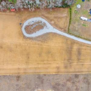 Aerial view of property's location