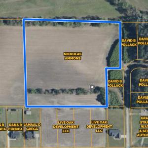 Aerial overview of property's location featuring p