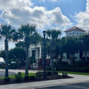 View of tennis court