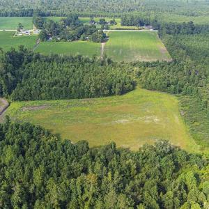 Aerial overview of property's location featuring a