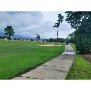 View of property's community featuring a lawn