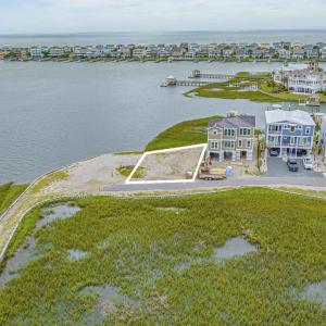 Aerial perspective of suburban area featuring a ne