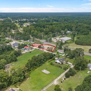 Aerial view of property's location featuring prope