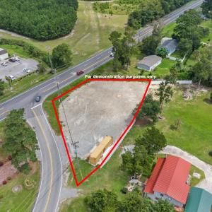 Aerial view of property's location featuring prope