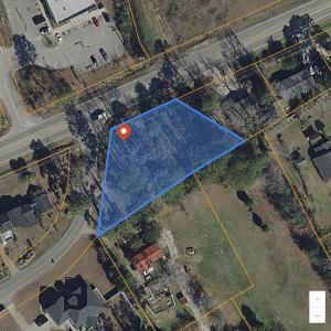 Aerial overview of property's location featuring p