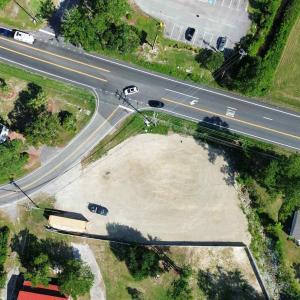 Aerial view of property's location