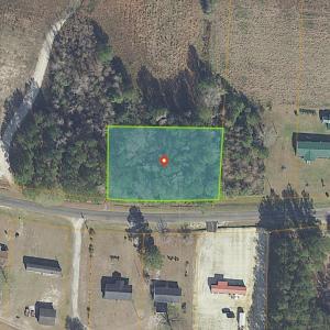 Map / location with property parcel outlined