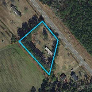 Map / location with property parcel outlined