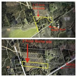 Shows both Parcels 2 lots for the List Price Parce