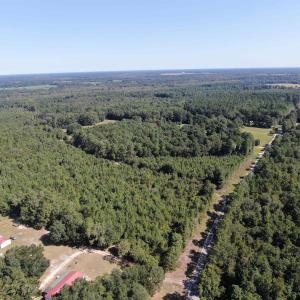 Aerial overview of property's location with a fore